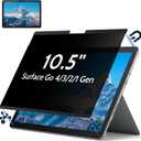 IPROKKO Magnetic Removable Privacy Screen Protector for Microsoft Surface Go 4/3/2/1 10.5 Inch (2018-2023), Matte Anti Glare Blue Light Scratch Spy Laptop Computer Monitor Screen Filter Compatible With Webcam & Pen