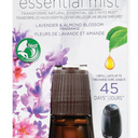 Air Wick Essential Mist Refill, 3 ct, Lavender and Almond Blossom, Essential Oils Diffuser, Air Freshener
