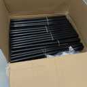 Mavivegue Portable Closet Wardrobe, Clothes Organizer with 4 Hanging Rods, Non-Woven Fabric Cover, Large Capacity Storage for Bedroom and Living Room,Gray, 67" W x 17" D x 67" H (Grey)