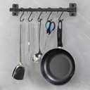 18 Pack Large S Hooks for Hanging, 4-1/2 inch Heavy Duty Rust-Free Closet S Hook, Metal Non Slip Rubber Coated S Hooks Black for Hanging Clothes Jeans Plants Bag Belt Pan Pot Cup Towels Basket Tools