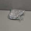 Sliner 12 Pack Fall Thanksgiving Placemats Autumn Pumpkin Place Mats, 17 x 16 Inch Pressed Vinyl Metallic Thanksgiving Table Decorations for Party Kitchen Dinning(Silver)