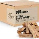 Kiln Dried Pizza Oven Cooking Logs, Approx 12 lbs, Wood Logs for Pizza Ovens, Grills and Smokers, Solo Stove Mesa XL, Oak~ 6 Inch Mini Log, Product of USA (790 Cubic Inches)