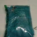 SHENHE Women's Sexy Deep V Neck Bell Sleeve Mesh Dress Ruched Bodycon Ruffle Party Mini Dress (Medium, Teal Blue)