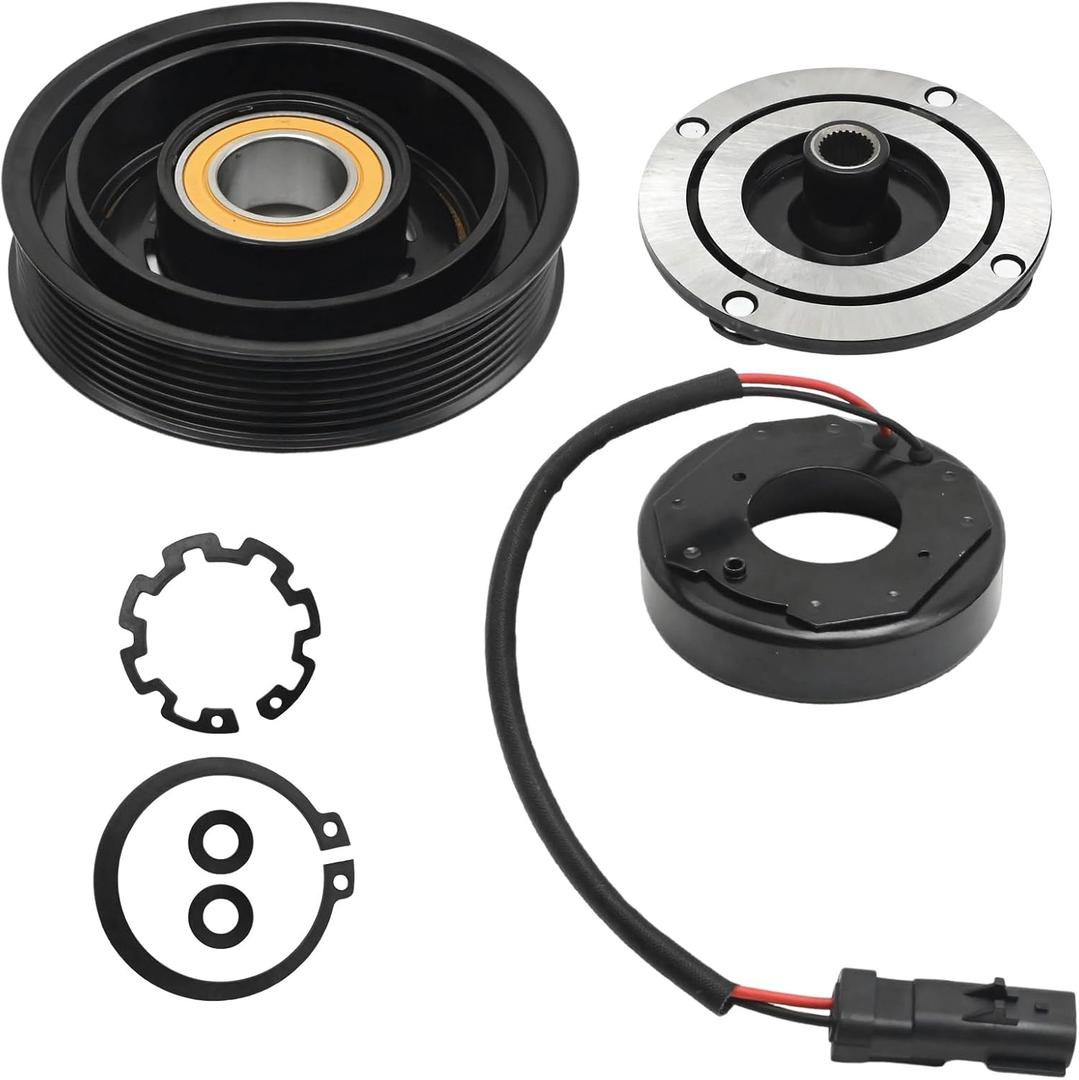 68084834AB A/C AC Compressor Clutch Assembly Kit, Replacement for Chrysler 300, Replacement for Jeep Grand Cherokee, Replacement for Dodge Charger Challenger 68084834AB A/C AC Compressor Clutch Assembly Kit, Replacement for Chrysler 300, Replacement for Jeep Grand Cherokee, Replacement for Dodge Charger Challenger