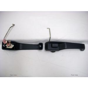 PT Auto Warehouse CH-3811A-FR - Outside Exterior Outer Door Handle, Textured Black - Passenger Side Front