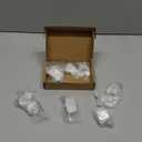 Alzassbg 10 Pack Polished Chrome Cabinet Knobs, 1.3 Inch(32mm) Square Kitchen Cabinet Hardware Knobs for Cabinets and Drawer AL6071CP