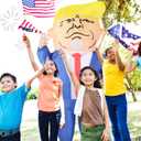 Inflatable Costumes for Adult Funny Costume Halloween Holiday President Blow Up Outfit Full Body, Fits Adults From 63 to 78 inches Tall