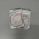 2 x Christmas Tree Decorations, Acrylic Animal Christmas Ornaments, Home Decoration, Party Decoration, Small Animals on The Moon (White Wolf)