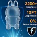 3 x Protective Case Compatible with Have A Seat Figure-Clear PVC Portable Storage Box with Keychain, Dustproof Scratch-Resistant Collector Display Compatible with Sitting Series (Figure Not Included)