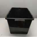Fun Express Large Plastic Toy Treasure Chest - Doctor's and Dentist Office Toy Incentives, Teacher's and Classroom Treasure Box Toy Storage - 1 Box, Black and Gold, 19" x 11 1/2" x 11"
