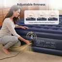 Sekey Luxury King Size Air Mattress with Built-in High-Speed Pump Best for Home, Camping & Guests, 20" Double High Airbed Adjustable Blow Up Mattress, Waterproof