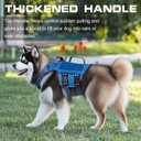 Dog Harness for Large Dogs Heavy Duty, No Pull Tactical Dog Harness with Molle System, Easy On and Off Service Dog Vest, Breathable Padded,  Reflective Pet Vest for Walking Hiking Training, Size: XL(Neck:21-32",Chest:26-39"),75-135 lbs