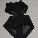 WOWENY Tummy Control Panties for Women Seamless Butt Lifter Briefs Comfy Body Shaper Shapewear Sexy Underwear Black M
