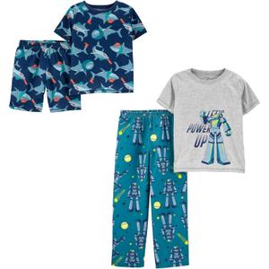 Simple Joys by Carter's boys 4-piece Polyester Pajama Set (6)