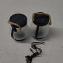 Hompavo Gen2 Solar Lanterns Outdoor Waterproof with Realistic Flickering Flame, Dual Charging (USB/Solar) & 2 Modes - Decorative Hanging/Table Lights for Patio Garden Porch Halloween Decor, 2/Purple