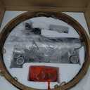 Farmhouse Chandeliers for Dining Room, 5-Light Rustic Drum Dining Room Chandelier Over Table, Wood Chandeliers Hanging Light Fixture for Bedrooms, Living Room, Entryway