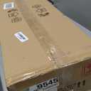 Industrial Pendant Light Fixture, 3-Light Kitchen Island Lighting with Wood Grain Bar and Black Metal Cage, Farmhouse Rustic Hanging Ceiling Lamp for Dining Room, Living Room