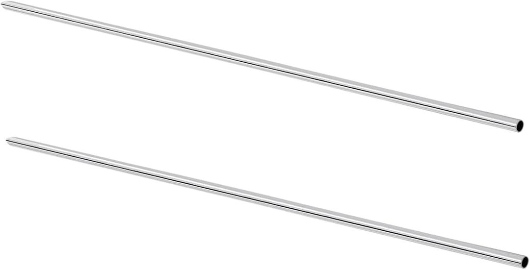 GeilSpace 3/8" OD 304 Stainless Steel Tube, 36 inch Length, Round Metal Weldable and Cuttable Pipe, Straight Metal Tubing for DIY Furniture, Industrial Decor and Construction (3/8"OD-36"-2PCS)