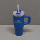 STANLEY Quencher H2.0 Tumbler with Handle and Straw 14 oz | Flowstate 3-Position Lid | Cup Holder Compatible for Travel | Insulated Stainless Steel Cup | BPA-Free | Azure