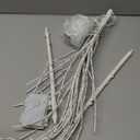 LITBLOOM Lighted White Twig Branches 32IN 100 LED with Timer Battery Operated, Artificial Tree Branch with Warm White Lights for Holiday Xmas Home Decoration Indoor Outdoor Decor