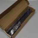 Redunest L Bracket, Heavy Duty Corner Brace, 10 Pack 10.8" Metal Shelf Bracket Angle Bracket for Shelves, Black Metal Braces for Wood,275mm Overall Length