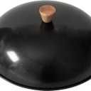 Joyce Chen 31-0066, 13.5-Inch Nonstick Steel Dome Lid for 14-Inch Wok Black