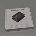 4K HDMI Capture Card for Streaming, Full HD 1080P 60FPS USB Cam Link Game Audio Video Capture Card Nintendo Switch/PS5/3ds/Xbox/PS4 (Black)