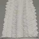 White Lace Ribbon 10 Yards Cotton Lace Trim Crochet Sewing Lace for Crafts, Gift Package Wrapping, Bridal Wedding Decoration, Scrapbooking Supplies (2.7inch)