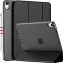 iMieet iPad Air 11 Inch Case M3 2025/M2 2024 - iPad Air 5th/4th Generation Case 2022/2020 10.9 Inch, Slim Hard PC Translucent Back Shell Cover, Support Touch ID(Black)