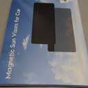 NAZZO Polarized Sun Visor Extender for Car, Car Visor Extender Attachment Sun Blocker, Anti-Glare Removable PC Lens to Expand Sunshade for Safe Driving, Grey (Gray)