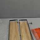 Cabilock Minimalist Floating Shelves 2pcs Wood Wall Shelves Living Room Decor for Bedroom