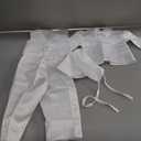 Dressy Daisy Baby Boys Christening Clothing Baptism Outfits with Bonnet Short Long Sleeve White Suit (0-3 Months)