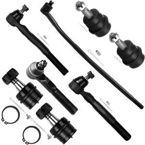 SCITOO 8pcs Front Suspension Kit Inner Outer Tie Rod End fit 2007-2017 for Jeep Wrangler 2018 for Jeep Wrangler JK Lower Upper Ball Joint
