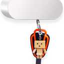 Meyerascal White Cloud Magnetic Key Holder for Wall, Strong Magnetic to Securely Hang Multiple Keys and Keychain, Novelty Cute Home Decorations, Easy to Install and Convenient to Use. (White)