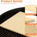 Pizza Stone for Grill, 23.6''x15.7'' Extra Large Pizza Stone for Oven BBQ, Heavy Duty Rectangle Baking Stone for Bread, 23.6inx15.8inx0.6in