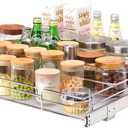 VEVOR 20"W x 21"D Pull Out Cabinet Organizer, Heavy Duty Slide Out Pantry Shelves, Chrome-Plated Steel Roll Out Drawers, Drawer Storage for Home, Inside Cabinet, Bathroom, Under Sink, 22"x22" Install