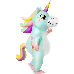 Gootus Inflatable Costume Adult - Funny Unicorn Costumes for Women Men, Blow Up Costumes for Adults Halloween Inflatables Party (Green)