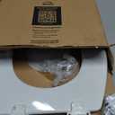 Bemis 500EC Durable Wood Toilet Seat with Easy Clean Hinges, Made in USA, Round, White