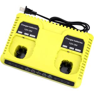 2 Ports P117 Fast Charger for Ryobi 18V Battery ONE+ Max Lithium P100 P102 P103 P105 P107 P108 P117 P118 12V-18V Li-Ion NiCd NiMh Battery