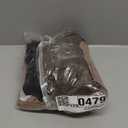 Velvelhall 3 Pack Women's 3/ 4 Sleeve Oversized T-Shirts V Neck Comfy Casual Tunic Tops Knit Side Basic Split Loose Fit Tees (Small, Black, Army Green, Coffee)