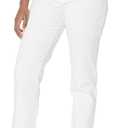 Gloria Vanderbilt womens Amanda Classic High Rise Tapered Jeans, Vintage White, 6 Short US