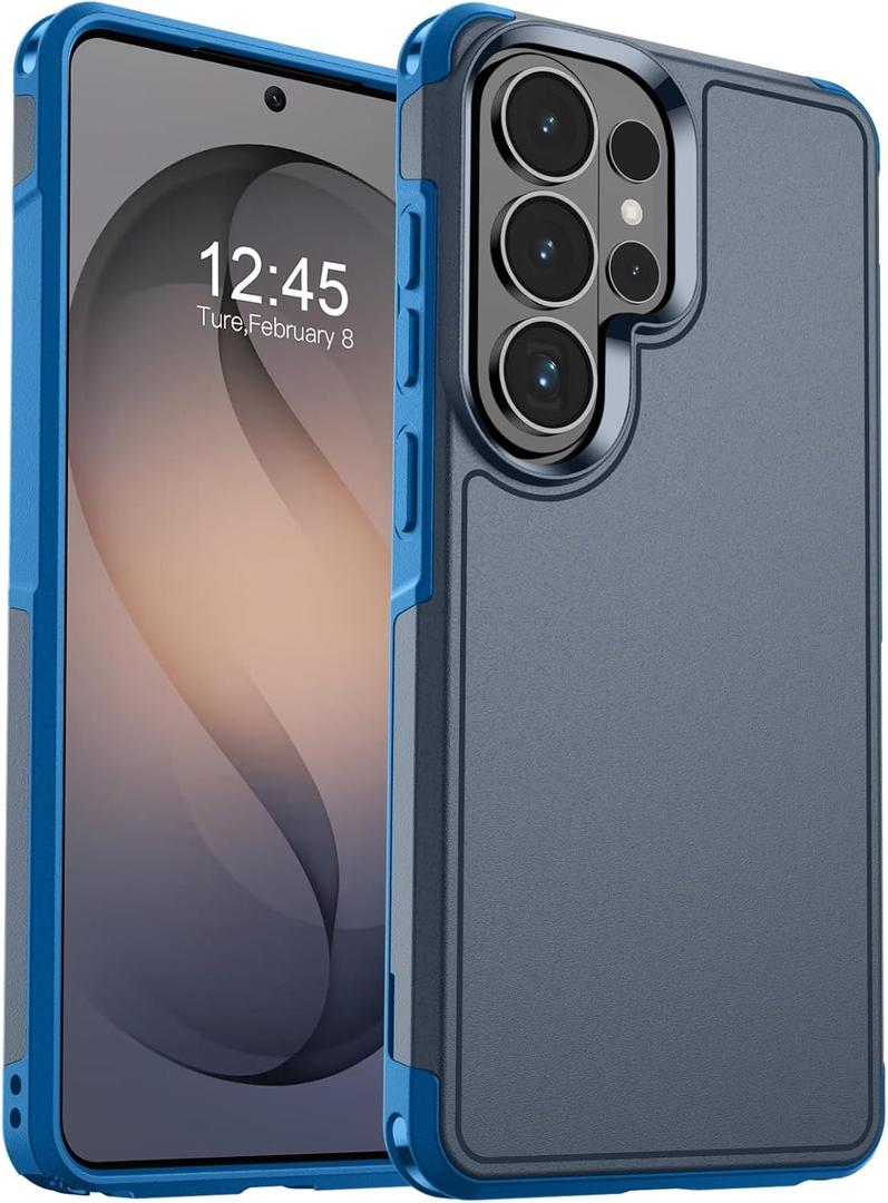 zapica Designed for Samsung Galaxy S26 Ultra Case, [Military Drop Protection] [Dual Layer Structure Design] Heavy Duty Shockproof Non-Slip Phone Cover for Galaxy S26 Ultra, Deep Blue