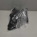 36 PCS Disposable Serving Utensils for Party - 12 Set Including Black Plastic Spoons, Tongs and Forks