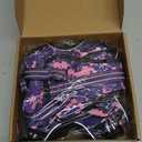 No Pull Dog Harness for X-Large Dogs, Adjustable No Choke Pet Vest with Dog Leash Fit Smart Reflective Pet Walking Harness for Training Easy Control Soft Handle Purple Camo XL