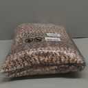 RUGSREAL 2x6 Boho Runner Rug Braided Print Hallway Area Rug Machine Washable Throw Floor Cover Non Slip Moroccan Runner Carpet for Kitchen Farmhouse Rustic Carpet for Living Room Bedroom, Brown