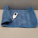 Deepsoon Heating Pad,Electric Heating Pads for Back,Neck,Abdomen,Moist Heating Pad for Shoulder,Knee,Arms,Legs,Dry/Moist Heat & Auto Shut Off,Christmas Gifts for Men and Women,Blue,33x17 Inch