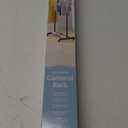 Whitmor Adjustable Rolling Clothes Organizer Chrome Garment Rack, Black and Silver