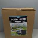 PAMAZY 45 Mil LDPE Pond Liner for Outdoor Pond (9.8 * 13 FT) with Seam Tape