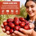 Jujube Dates Bulk,1lb (454g) Family Size | Selected Natural Dried Red Dates Fruit, No Additives | Dried Fruit for Snacking, Tea, Baking, Cooking, and Desserts (EXP 07/14/27)