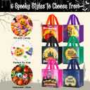 2 x Ranfashiong 6PCS Small Halloween Trick or Treat Bags for Kids with Handle, Reusable Non-Woven Tote Bags Party Favor